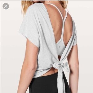 Lululemon It’s a Tie Tee - Like New - 8 Worn Once